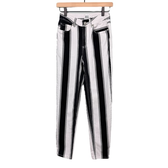 BDG Urban Outfitters High Waisted Striped Mom Jeans - Picture 2 of 9